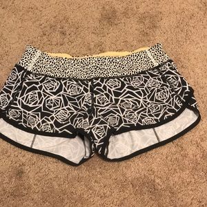 lululemon speed shorts